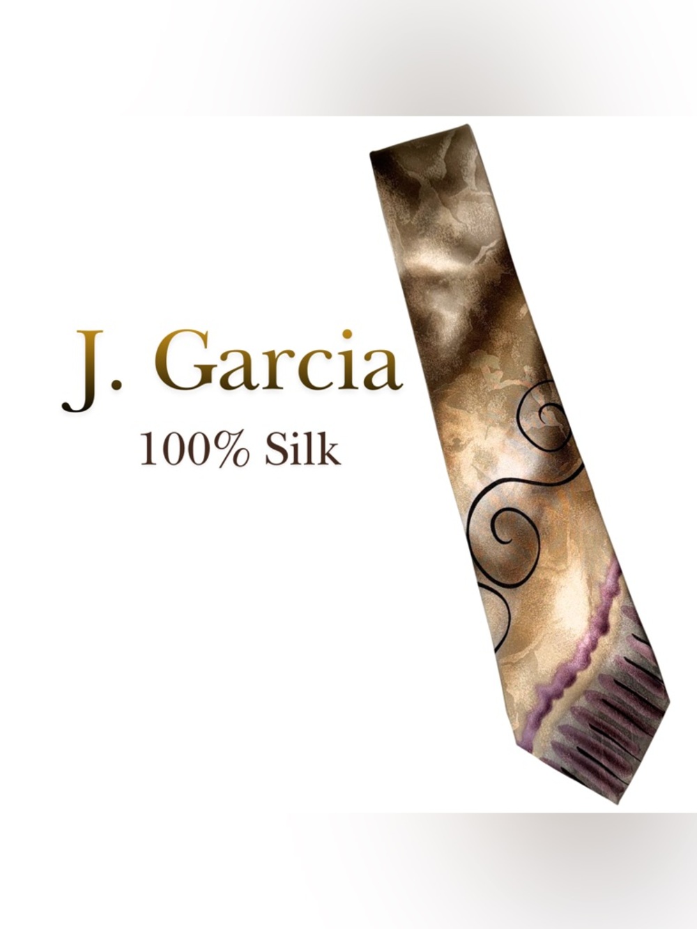 J. Garcia Chinese Dragon Collection 47 Limited Edition Jerry Garcia 100% Silk
